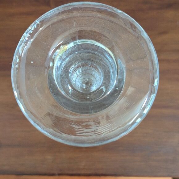 Kosta Boda Textured Crystal Glass Candleholder Modern Sweden Design - Picture 6 of 10